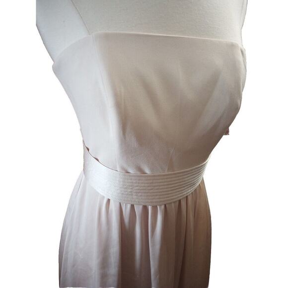 White By Vera Wang Dress Strapless W/Pockets Champagne Sz 2 Wedding Gown Prom - Picture 4 of 13